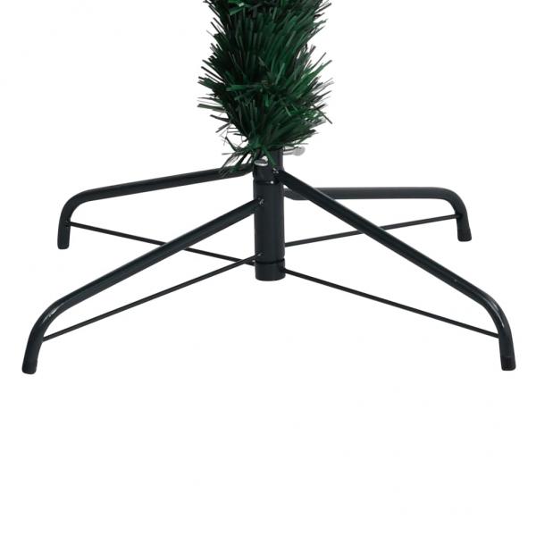 Künstlicher Weihnachtsbaum mit Ständer Grün 180 cm Glasfaser