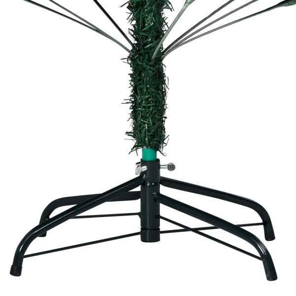 Künstlicher Weihnachtsbaum mit Dicken Zweigen Grün 150 cm PVC