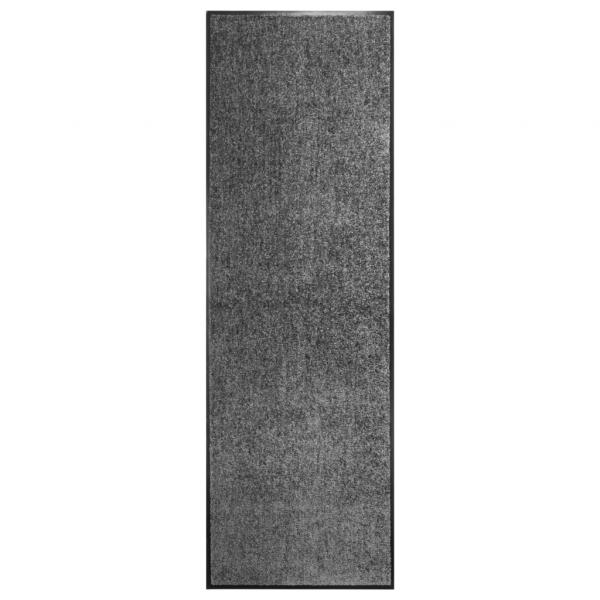 ARDEBO.de - Fußmatte Waschbar Anthrazit 60x180 cm 