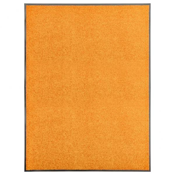 ARDEBO.de - Fußmatte Waschbar Orange 90x120 cm 