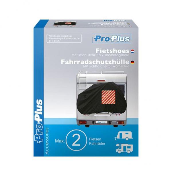 ProPlus Fahrradabdeckung 2 Fahrräder für Deichselträger