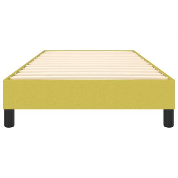 Boxspringbett Grün 80x200 cm Stoff