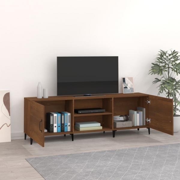 TV-Schrank Braun Eichen-Optik 150x30x50 cm Holzwerkstoff