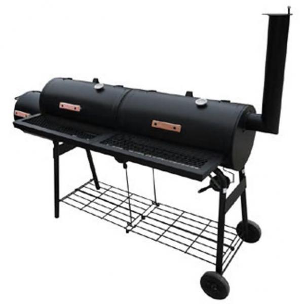 ARDEBO.de - Barbecue-Smoker Grill Nevada XL Schwarz