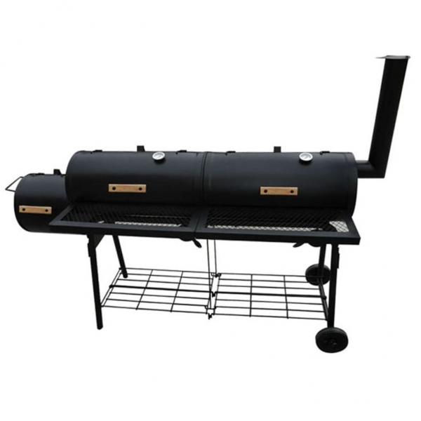 Barbecue-Smoker Grill Nevada XL Schwarz