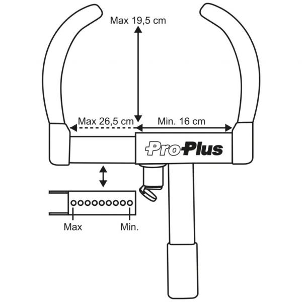 ProPlus Radkralle Universal 341341