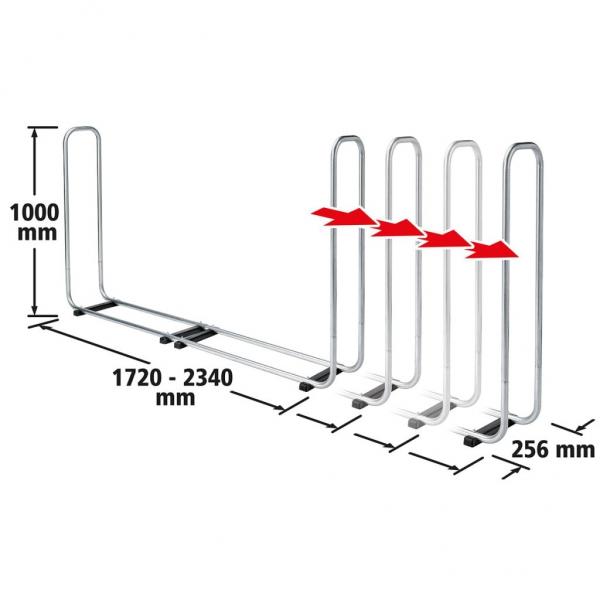 wolfcraft Feuerholz-Stapelhilfe 5122000