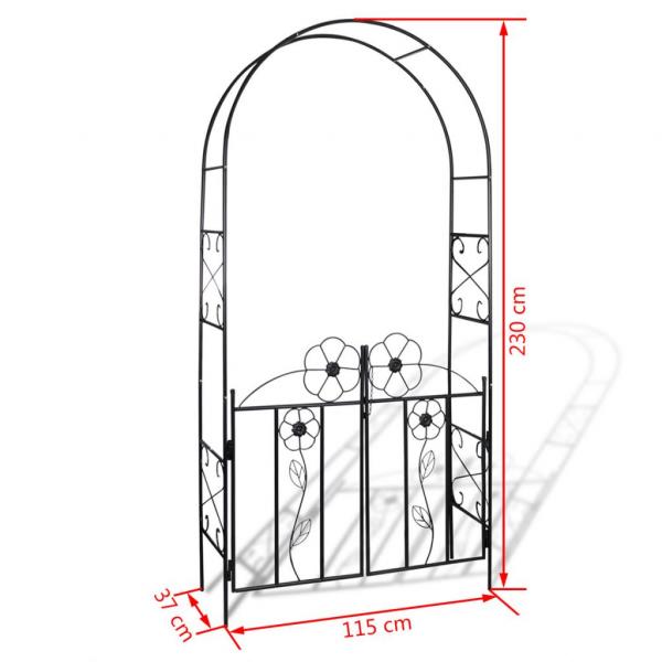 Gartentor Rosenbogen Rankgitter Rosensäule Spalier Pergola