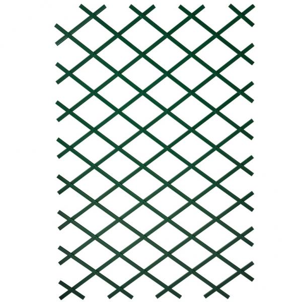 ARDEBO.de - Nature Garten-Rankgitter 100x200 cm PVC Grün 6040704