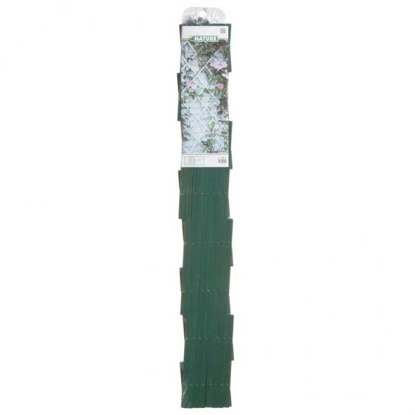 Nature Garten-Rankgitter 100x200 cm PVC Grün 6040704