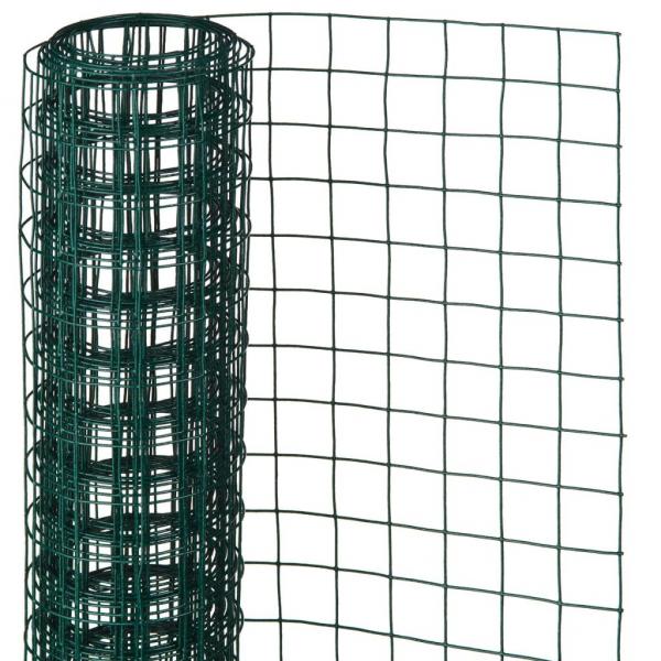 ARDEBO.de - Nature Maschendraht Quadrat 0,5x5m 13mm Kunststoffbeschichteter Stahl 