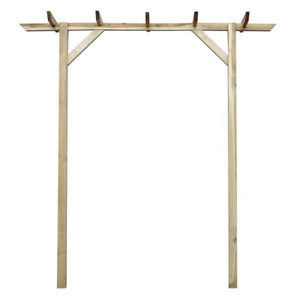 Gartenpergola 205x40x203 cm Holz