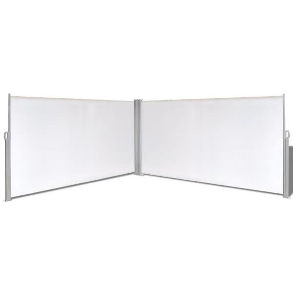 ARDEBO.de - Ausziehbare Seitenmarkise 160x600 cm Creme