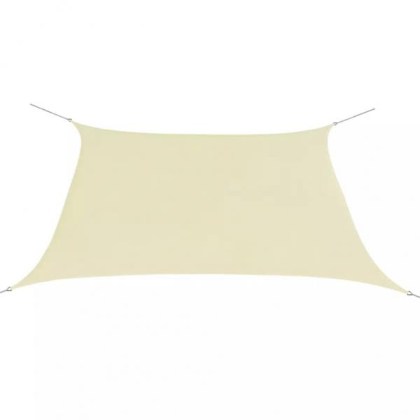 ARDEBO.de - Sonnensegel Oxford-Gewebe Quadratisch 3,6x3,6 m Creme 