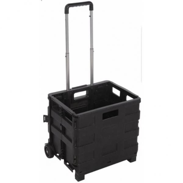 H&S Collection Sackkarre Aluminium mit Klappbox PP