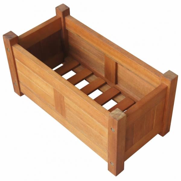 Garten-Hochbeet Akazienholz 50x25x25 cm