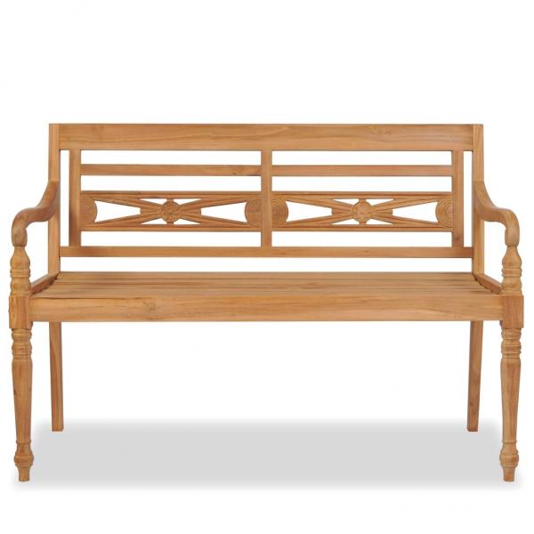 Batavia-Sitzbank 120 cm Teak