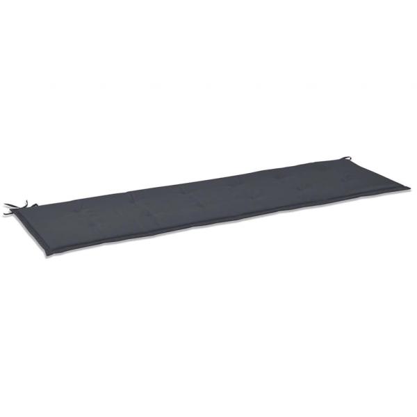 Gartenbank-Auflage Anthrazit 180x50x3 cm Oxford-Gewebe