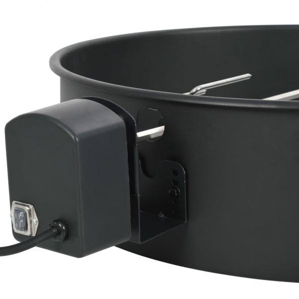 BBQ Rotisserie Ring Set 57 cm Schwarz