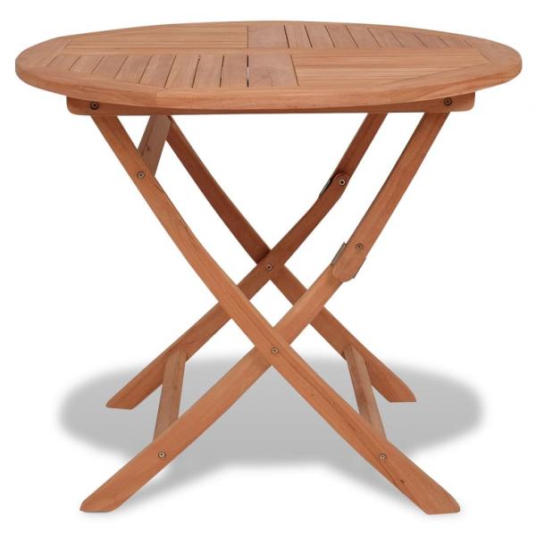 Gartentisch Klappbar 85x76 cm Massivholz Teak