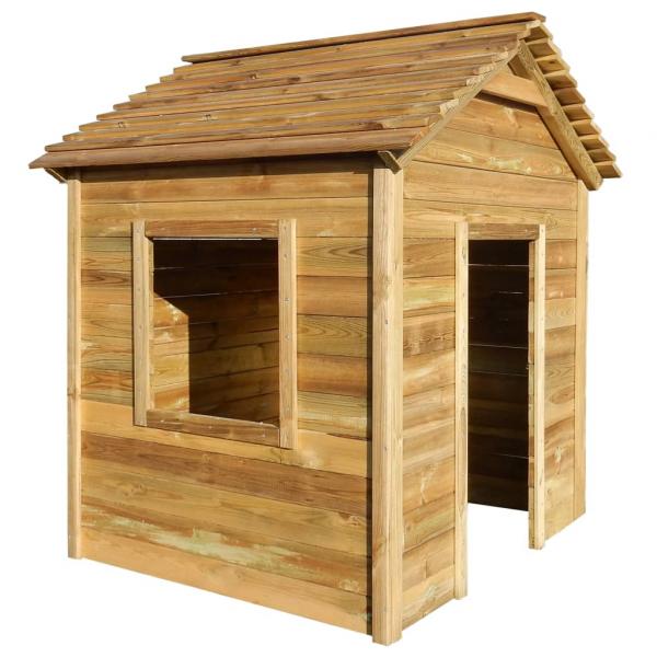 ARDEBO.de - Spielhaus für den Garten 120x120x146 cm Kiefernholz