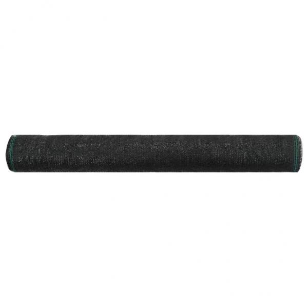 Tennisblende HDPE 1,2x25 m Schwarz