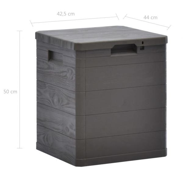 Garten-Aufbewahrungsbox 90 L Braun