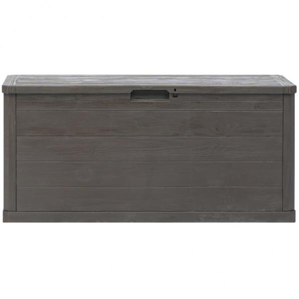 Garten-Aufbewahrungsbox 280 L Braun