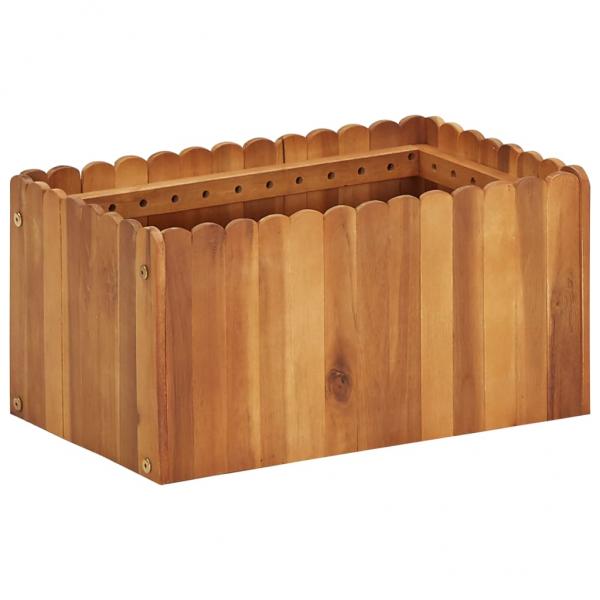 ARDEBO.de - Garten-Hochbeet 50 x 30 x 25 cm Massivholz Akazie