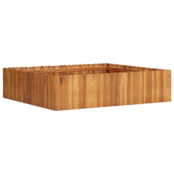 ARDEBO.de - Garten-Hochbeet 100 x 100 x 25 cm Massivholz Akazie