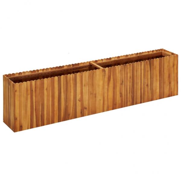 ARDEBO.de - Garten-Hochbeet 200 x 30 x 50 cm Massivholz Akazie