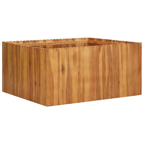 ARDEBO.de - Garten-Hochbeet 100 x 100 x 50 cm Massivholz Akazie