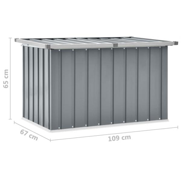 Gartenbox Grau 109x67x65 cm