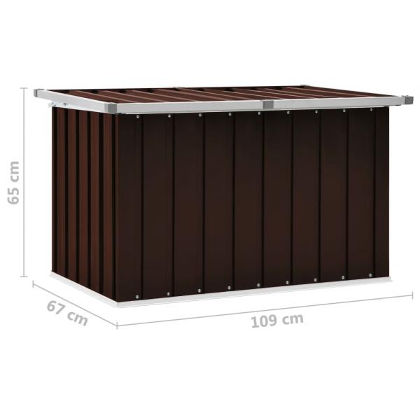 Gartenbox Braun 109x67x65 cm