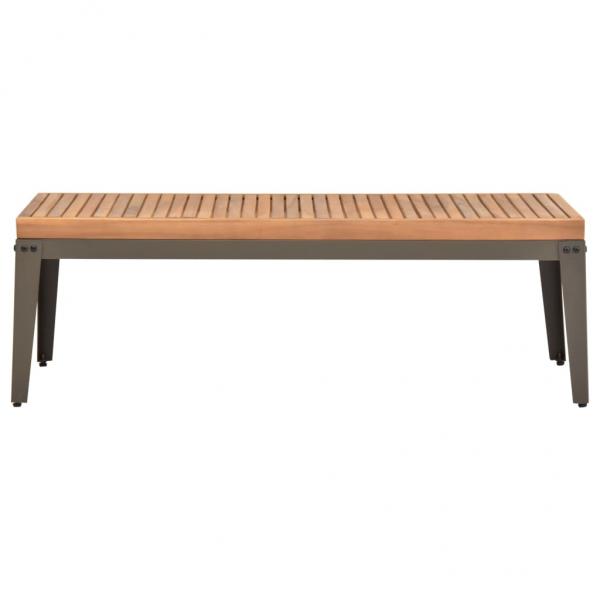 Garten-Couchtisch 110x55x36 cm Massivholz Akazie