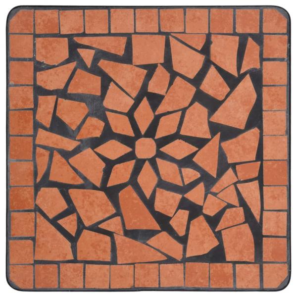 Mosaiktisch Keramik Terracotta