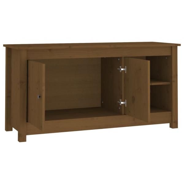 TV-Schrank Honigbraun 103x36,5x52 cm Massivholz Kiefer