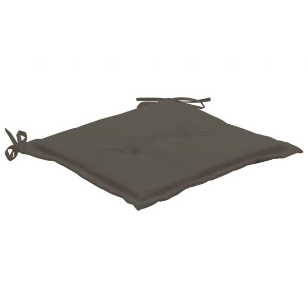 Gartenstuhl-Kissen 4 Stk. Anthrazit 40x40x3 cm Oxford-Gewebe