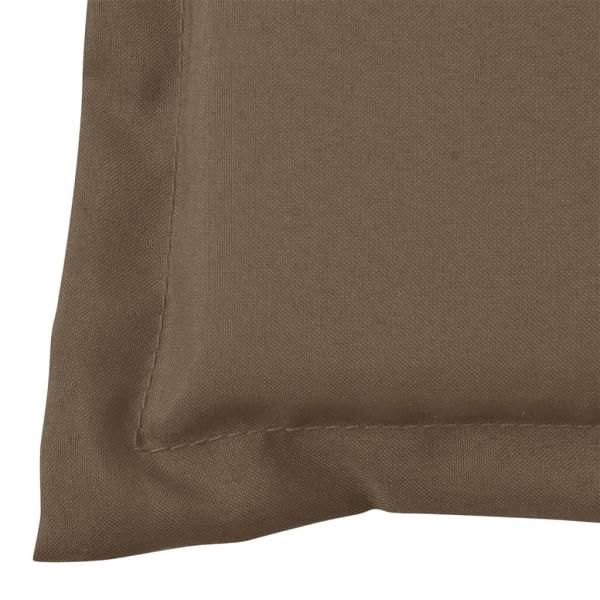 Gartenbank-Auflage Taupe 180x50x3 cm Oxford-Gewebe