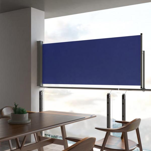 ARDEBO.de - Ausziehbare Seitenmarkise 100x300 cm Blau