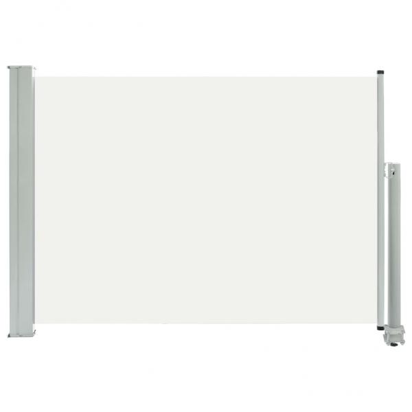 Ausziehbare Seitenmarkise 80×300 cm Creme