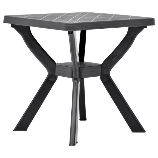 ARDEBO.de - Bistrotisch Anthrazit 70x70x72 cm Kunststoff