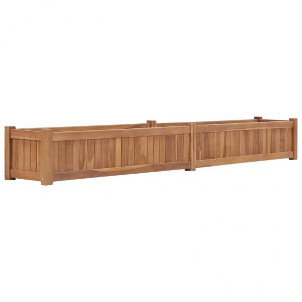 ARDEBO.de - Hochbeet 200x30x25 cm Massivholz Teak