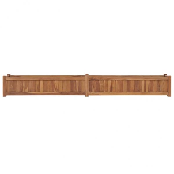 Hochbeet 200x30x25 cm Massivholz Teak