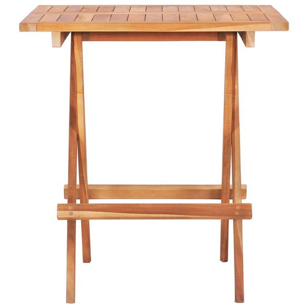 Bistrotisch Klappbar 60x60x65 cm Massivholz Teak