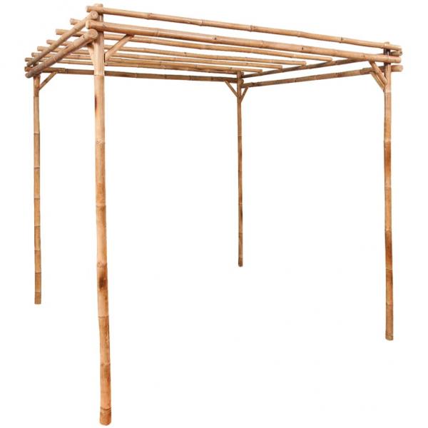 ARDEBO.de - Pergola Bambus 170×170×220 cm 