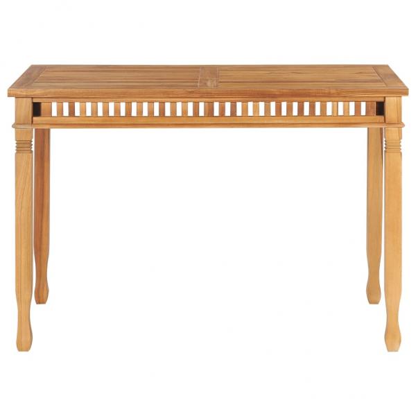 Garten-Esstisch 110x65x80 cm Massivholz Teak