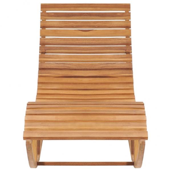 Schaukelliege Massivholz Teak