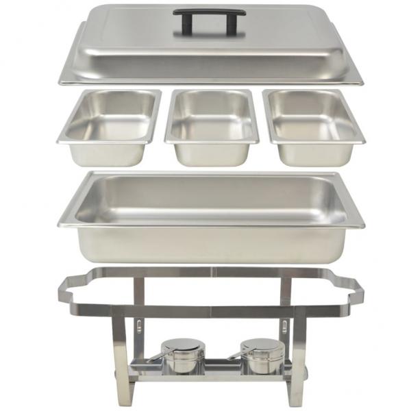 Chafing Dish Set 3-tlg. Edelstahl