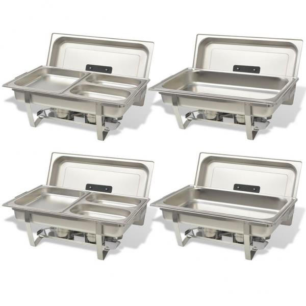 Chafing Dish Set 4-tlg. Edelstahl